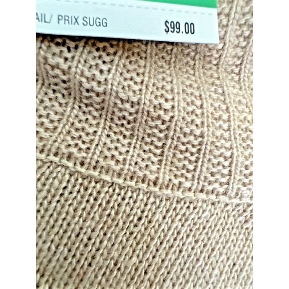 Anne Klein Women's Mock-Neck Pullover Sweater Cashmere Wool Blend Knit Top XL - Picture 7 of 10